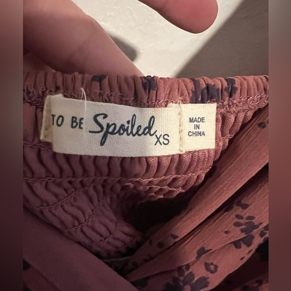 Live to be Spoiled Long Sleeve Knot Front Skater Dress Size XS - Picture 5 of 7